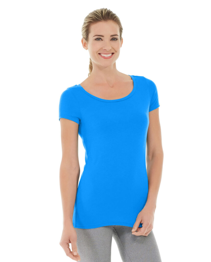 Tiffany Fitness Tee-XS-Blue