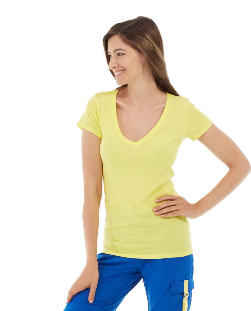 Diva Gym Tee-XS-Yellow